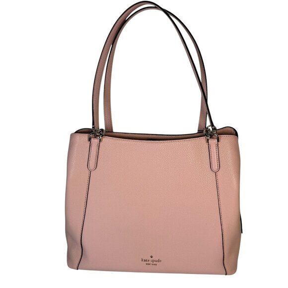 kate spade new york Handbags - Kate Spade Jackson Leather Pink Triple Compartment Shoulder Bag